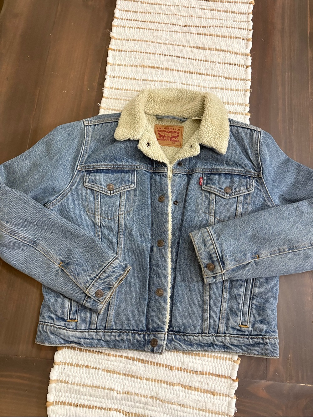 Levi’s Sherpa lined jean jacket